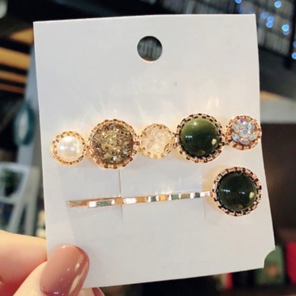 Geometric Hair Clips - Picture 1 of 1